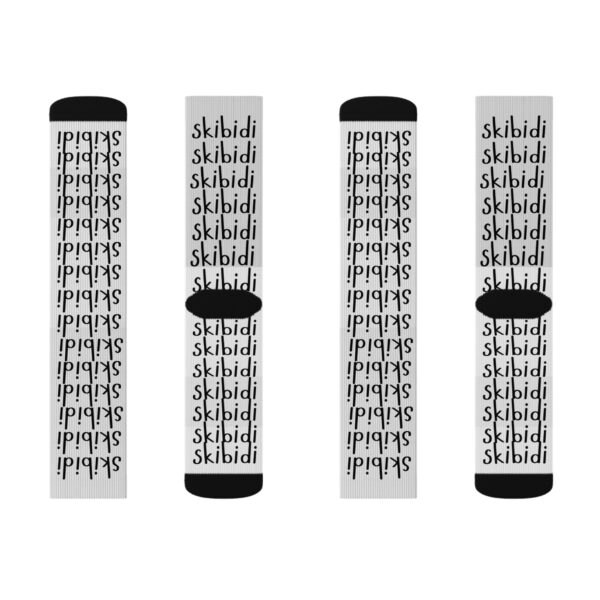 Skibidi Sublimation Socks - Image 2
