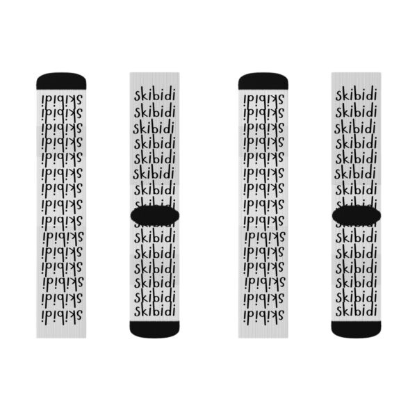 Skibidi Sublimation Socks - Image 6
